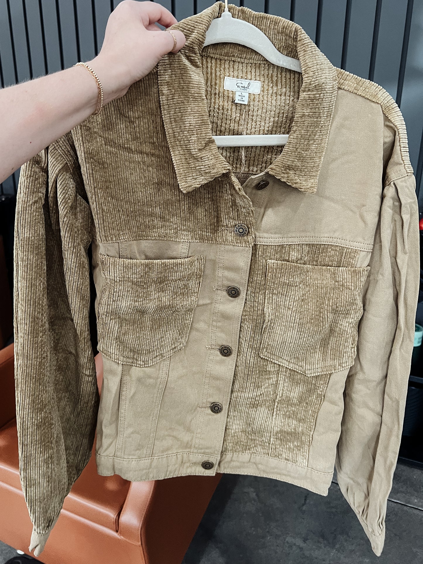 Corduroy Mix Jacket