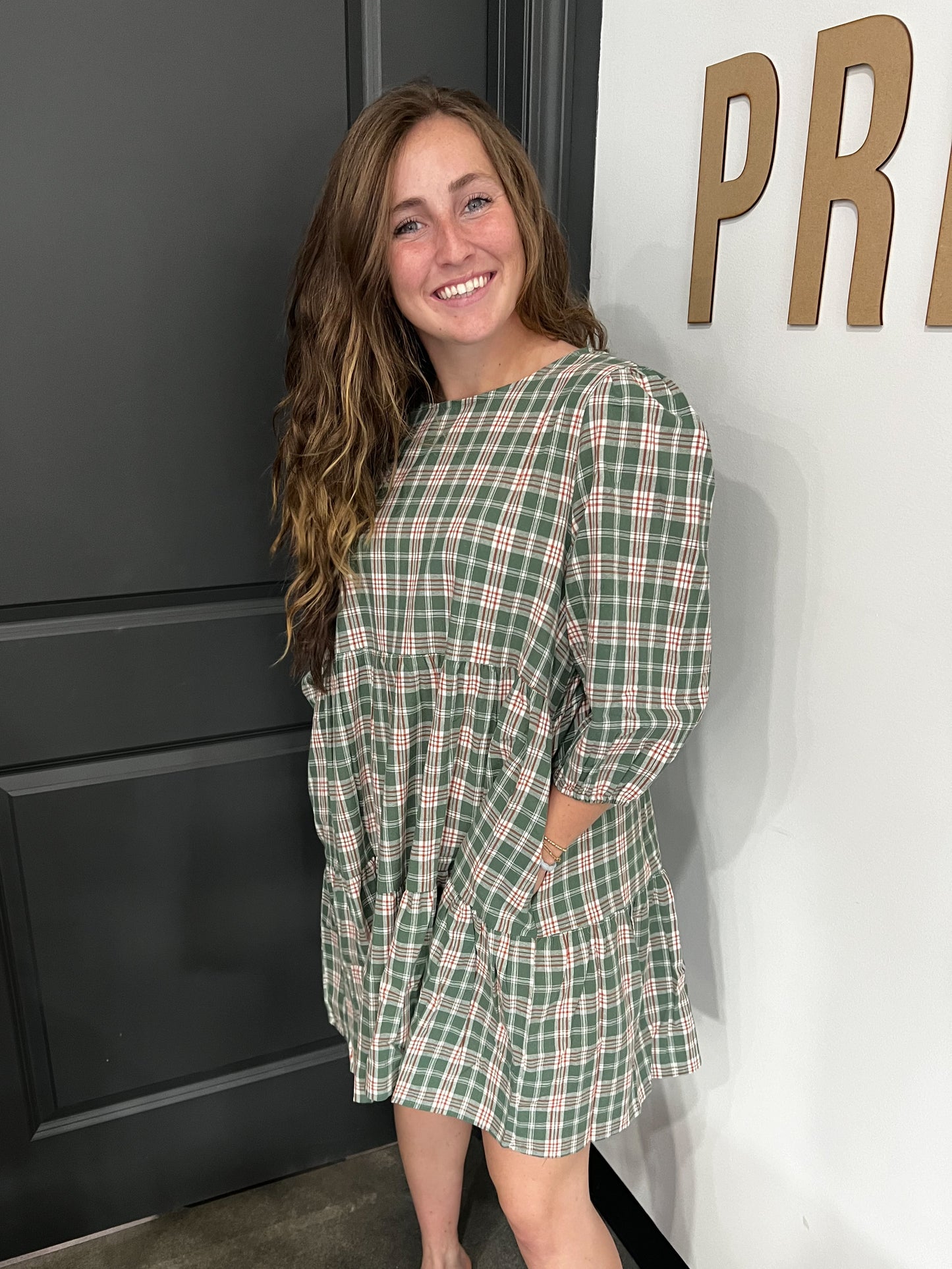 Plaid Dress