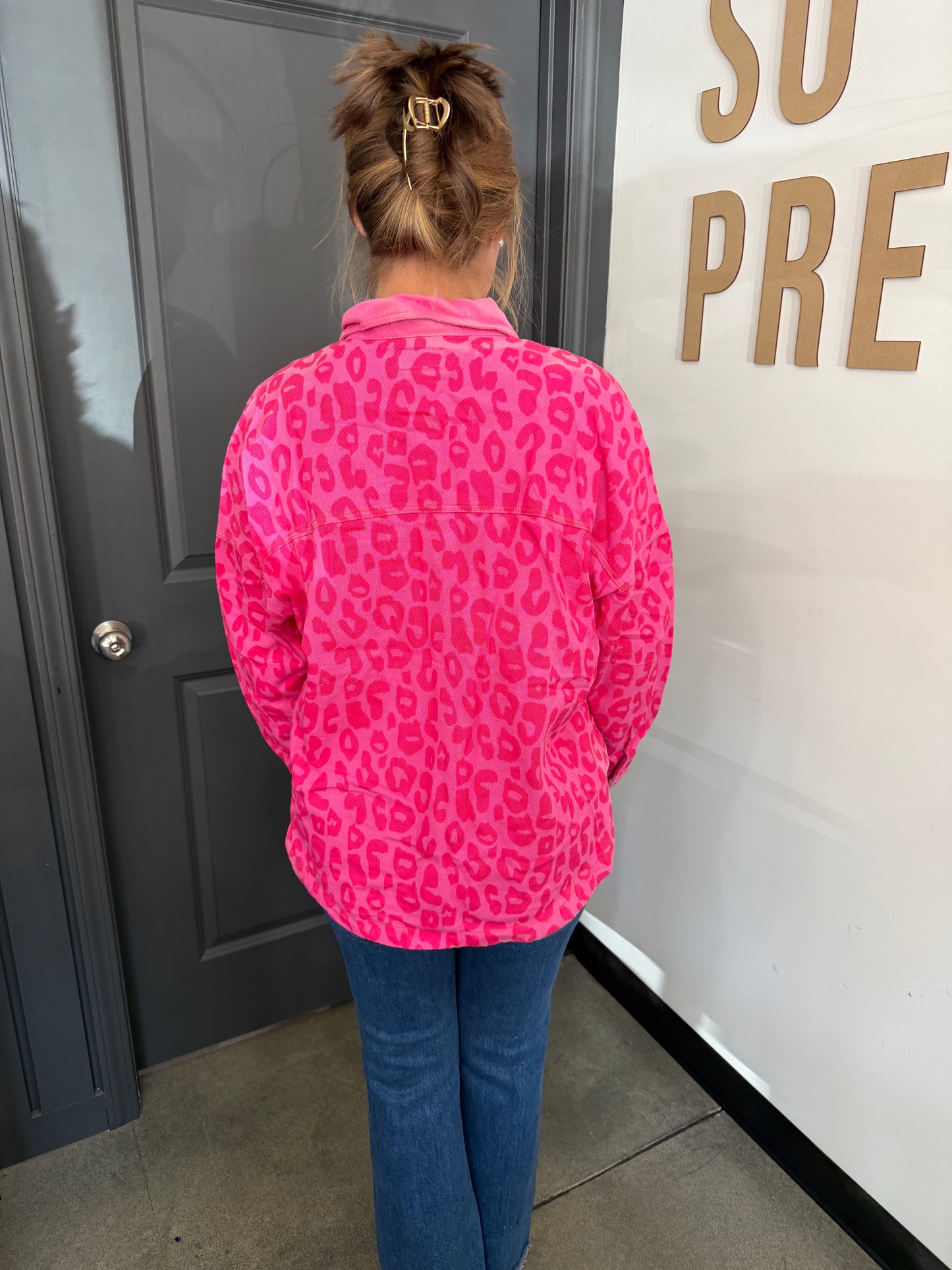 Pink Leopard Jacket