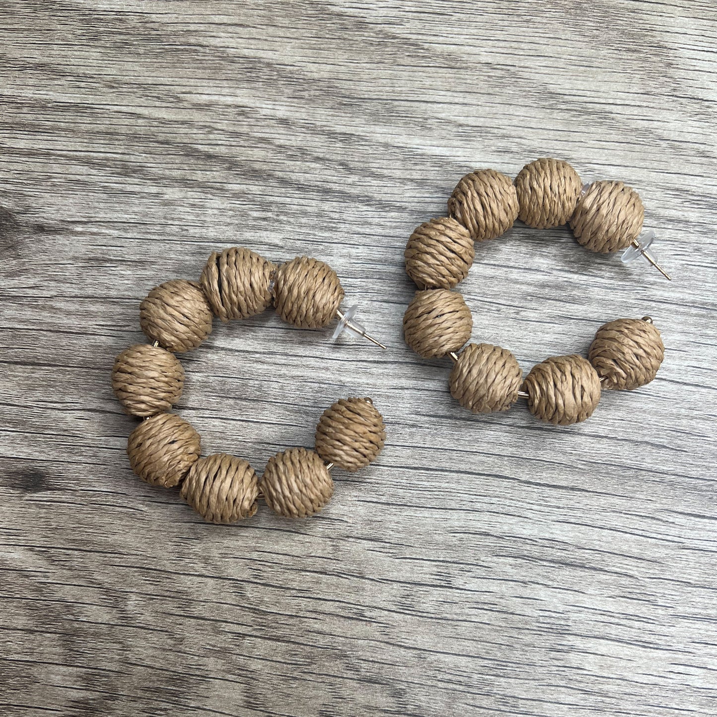 Rattan Earrings