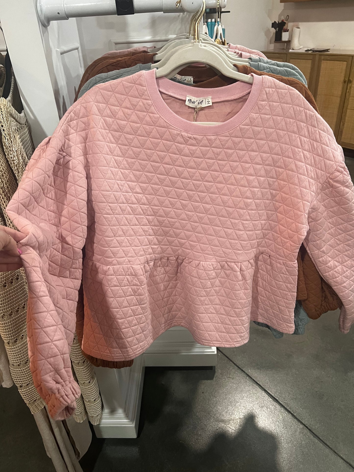 Quilted Babydoll Tops