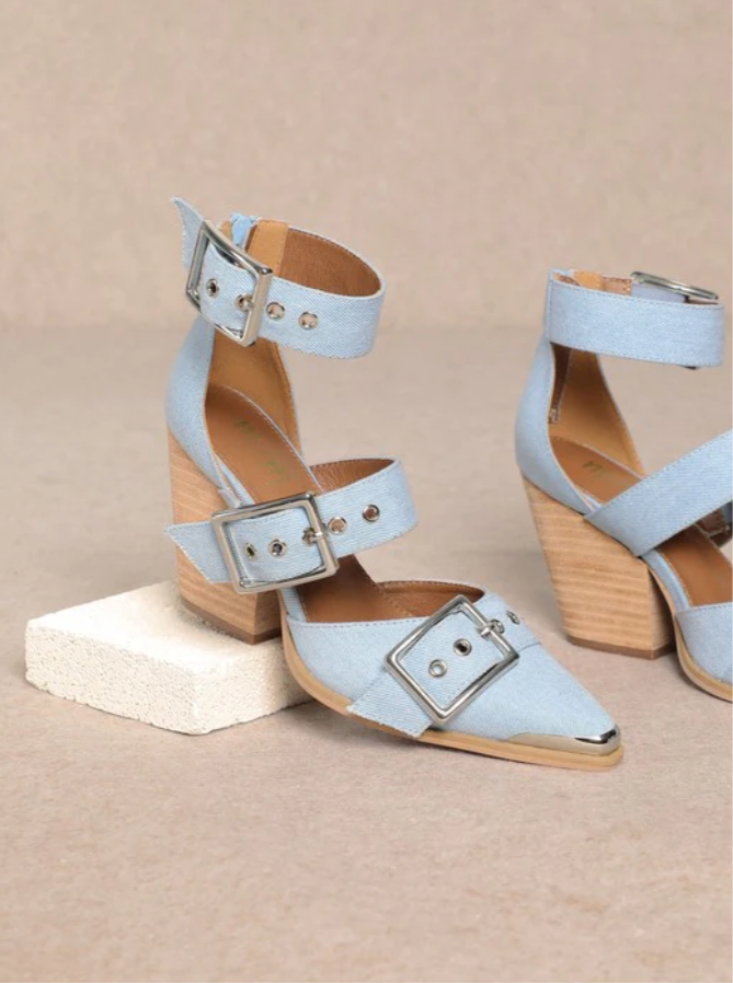 Hendrix Buckle Heels