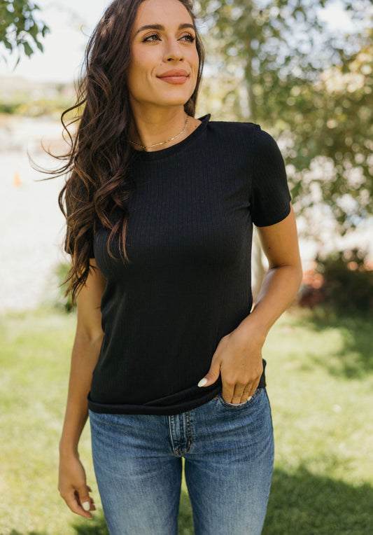 Pointelle Tee