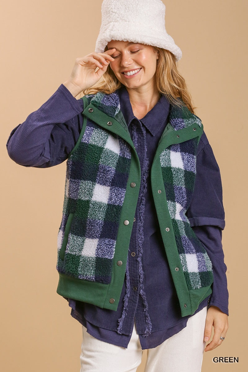 Plaid Vest