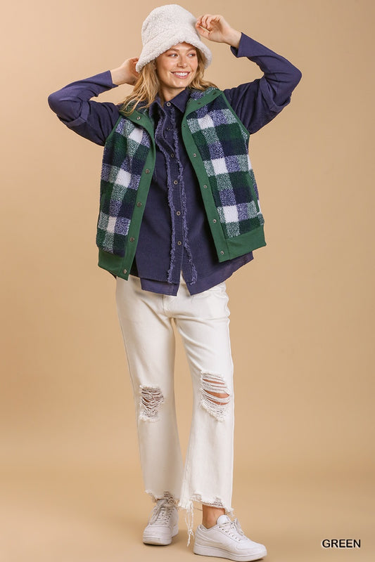 Plaid Vest