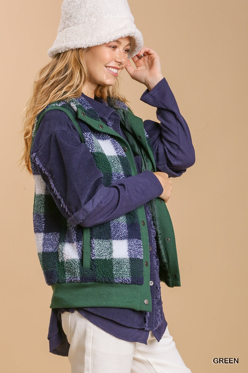 Plaid Vest