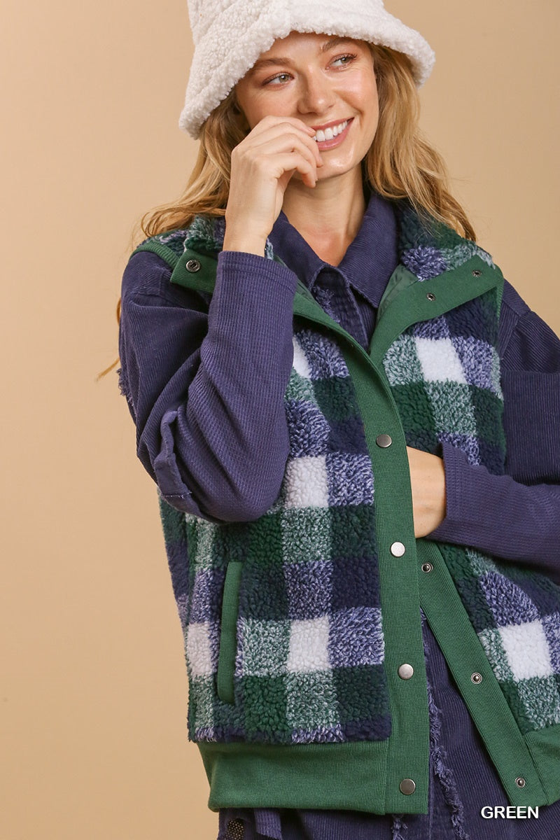 Plaid Vest