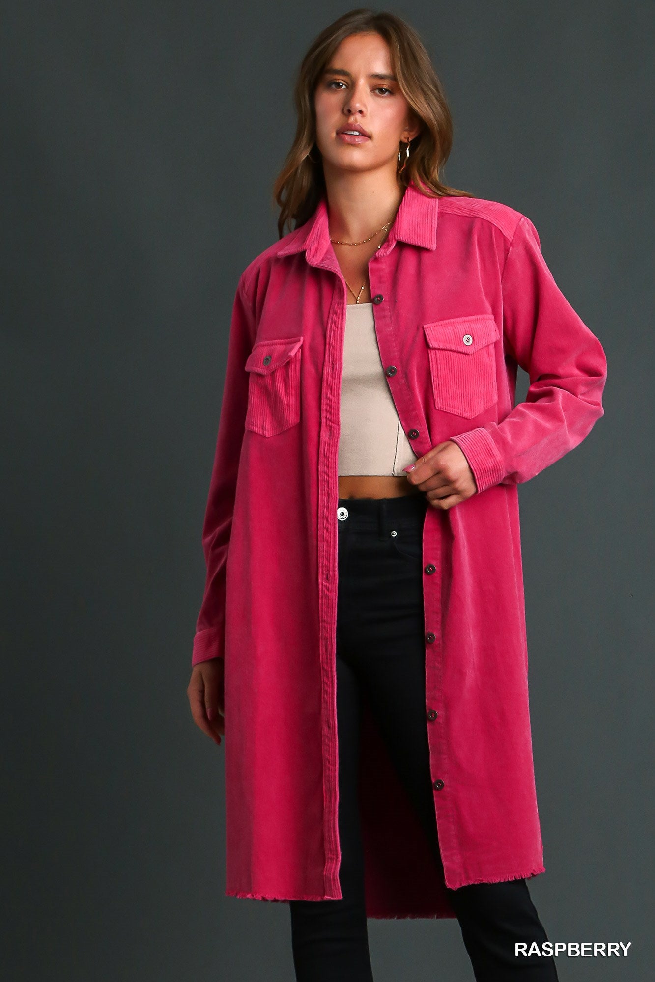 Corduroy Shirt/Dress/Jacket