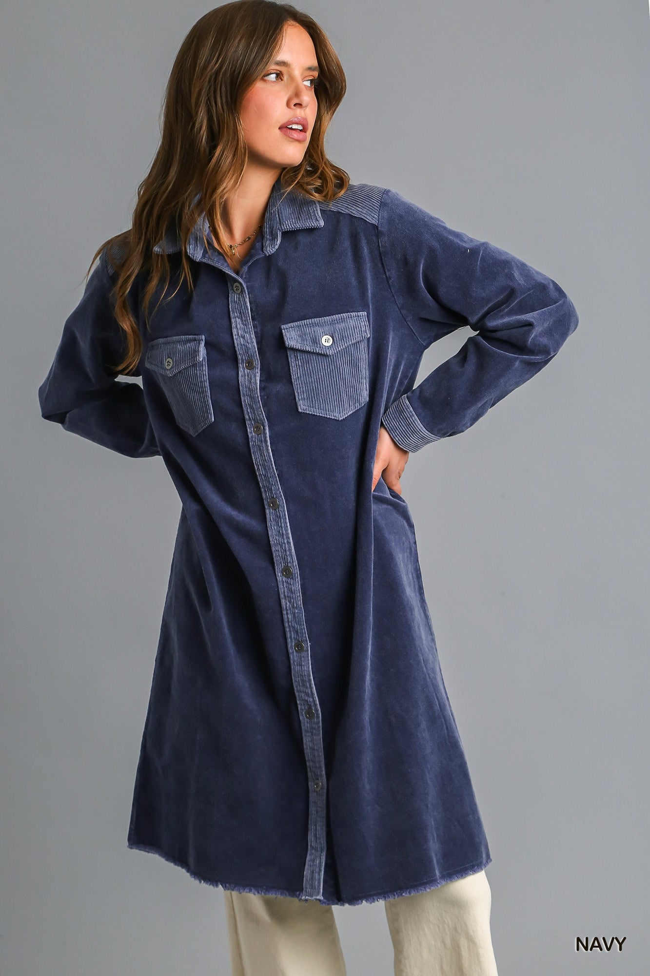 Corduroy Shirt/Dress/Jacket