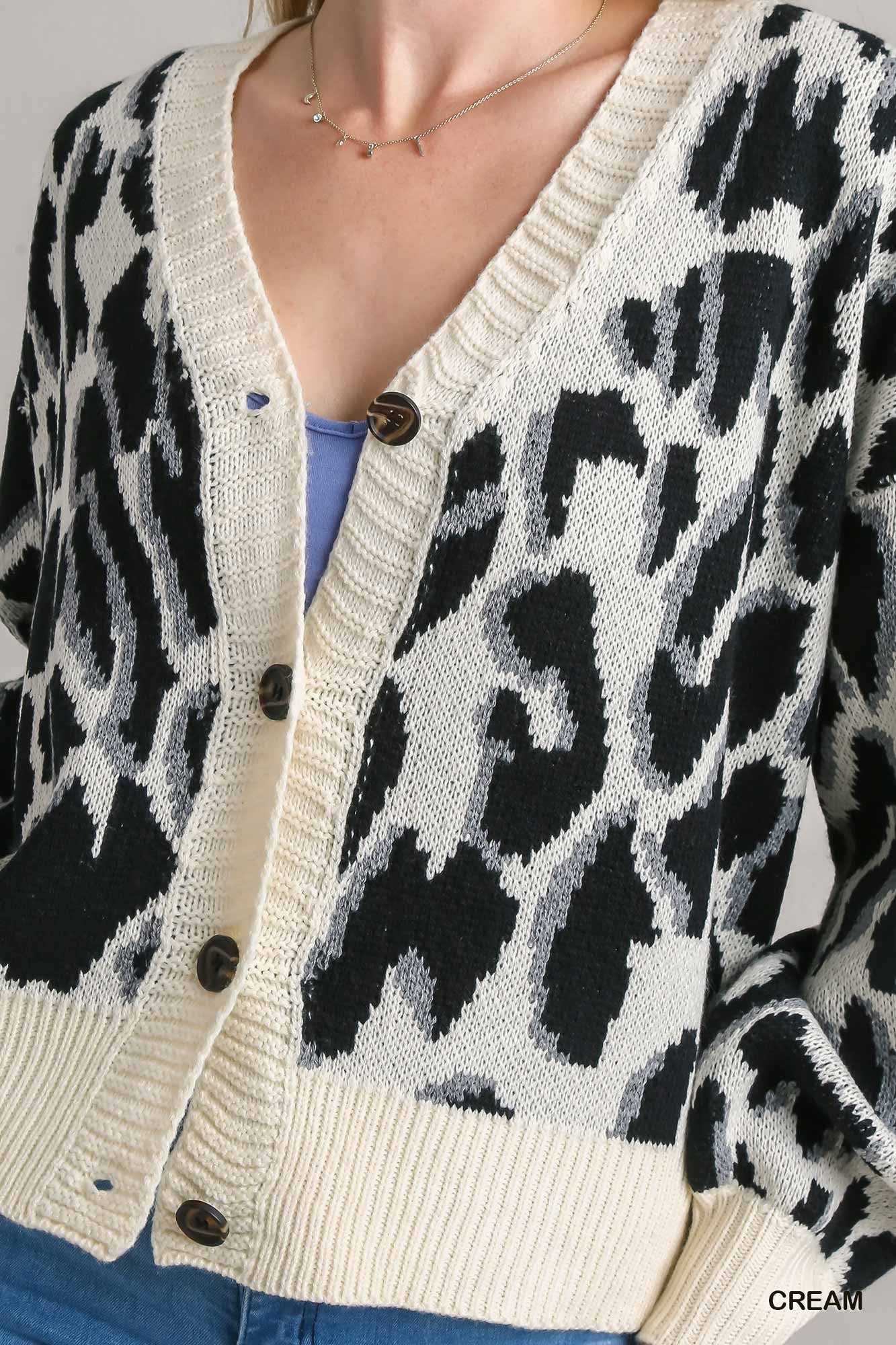 Leopard Cardigan