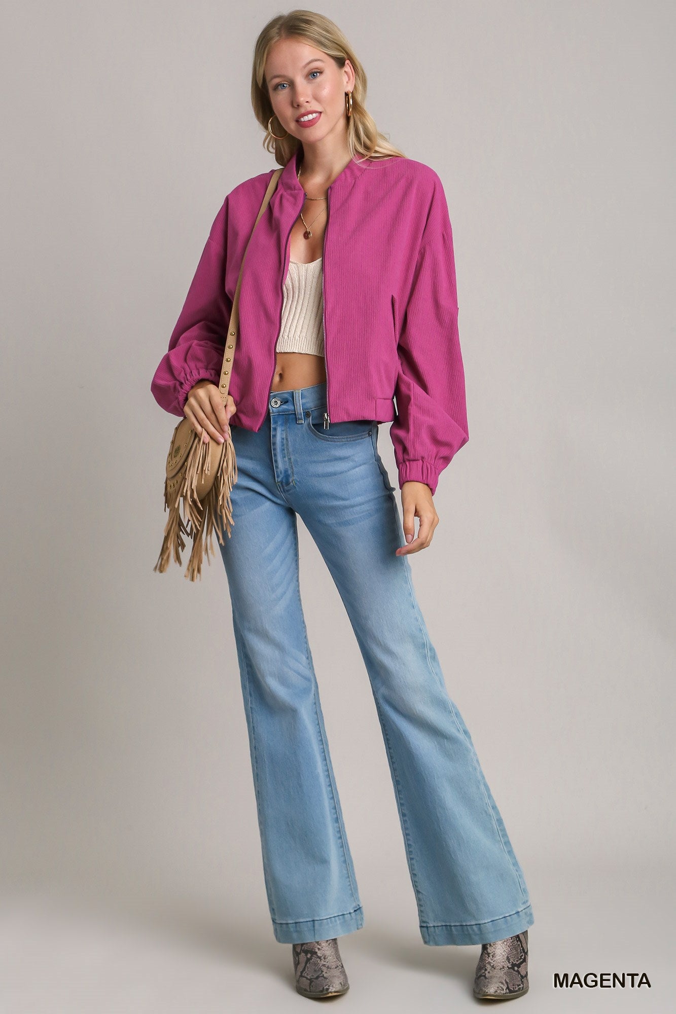 Corduroy Bomber Jacket