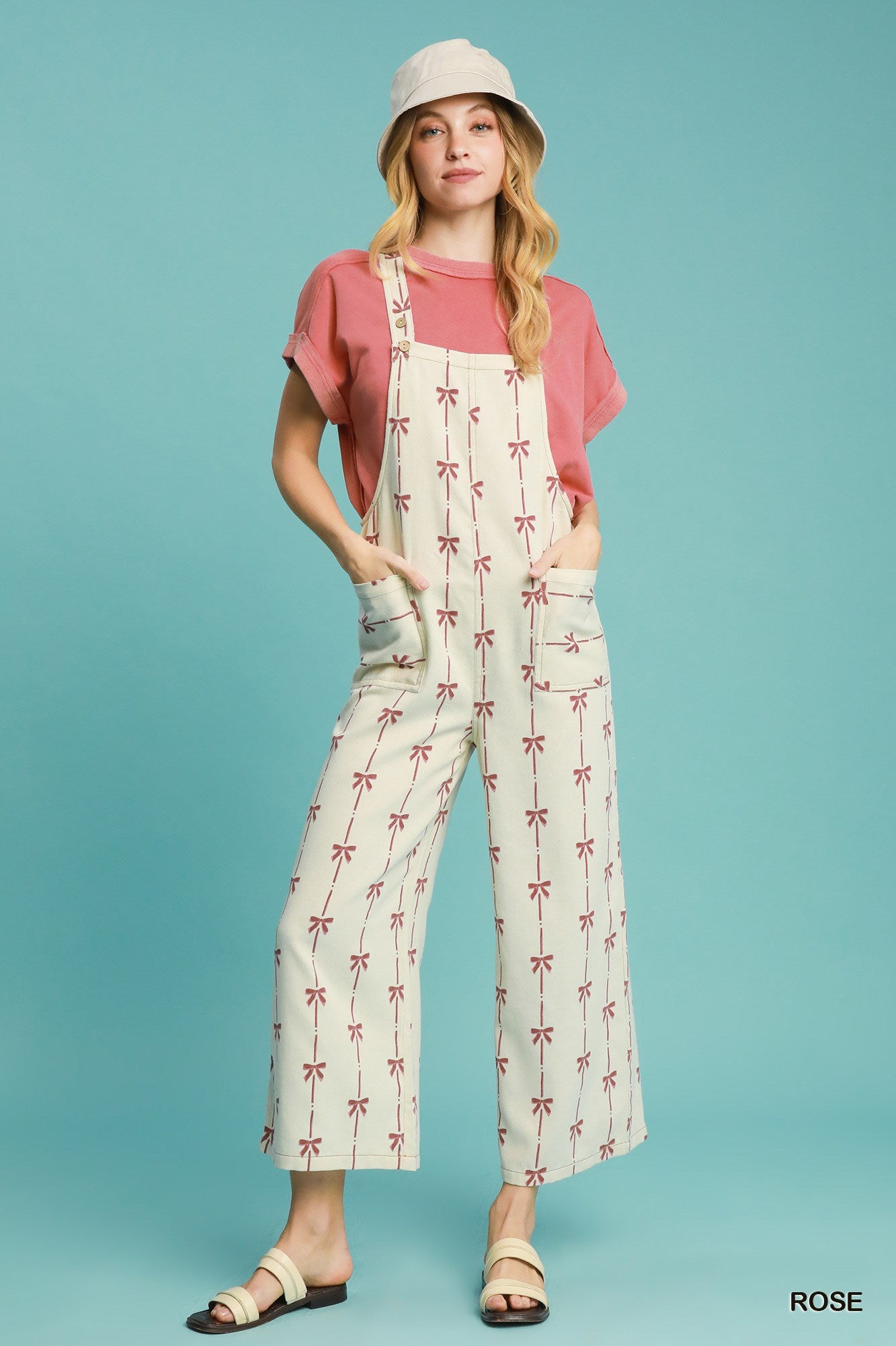 Pink Bow Jumpsuit