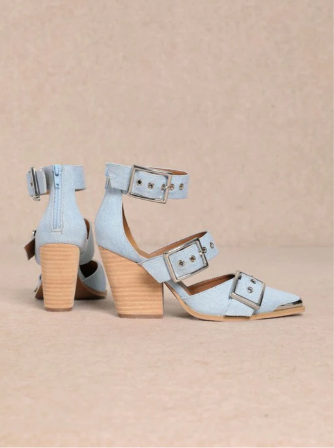 Hendrix Buckle Heels