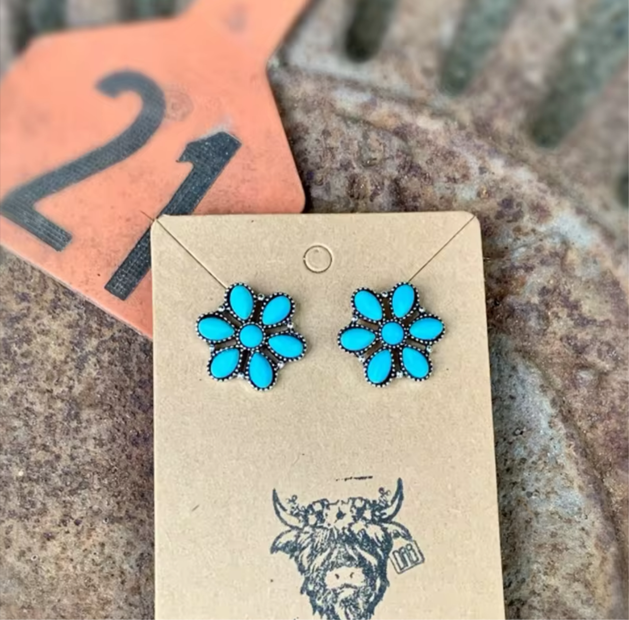Western Flower Stud