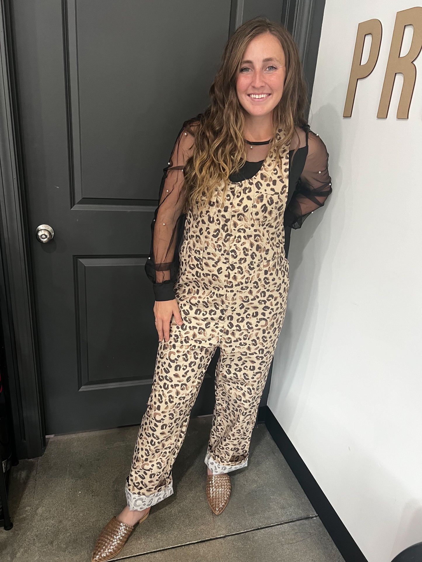 Cheetah Print Romper