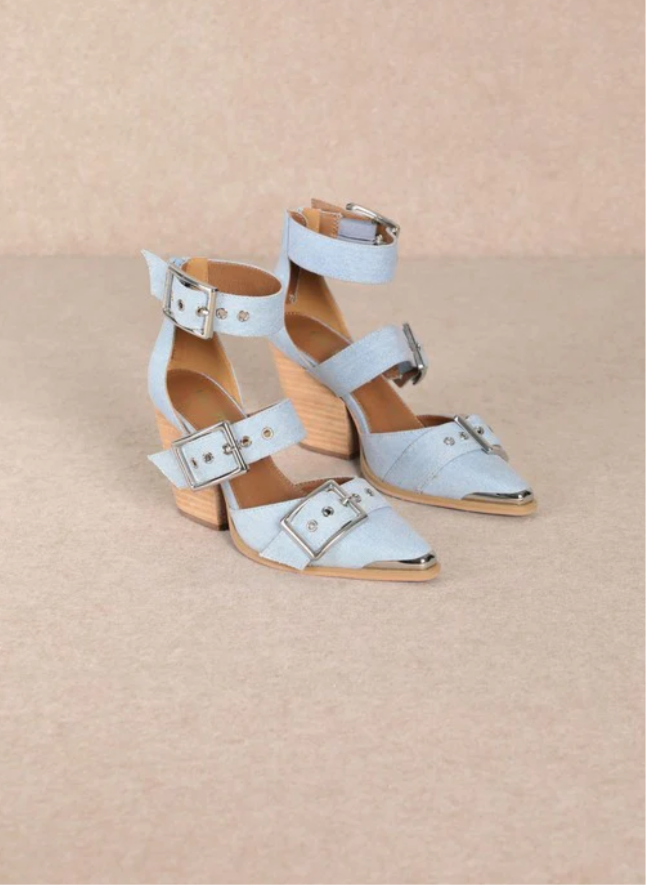 Hendrix Buckle Heels