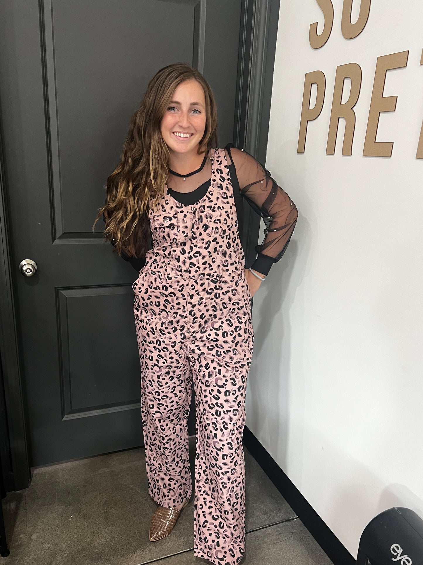 Cheetah Print Romper