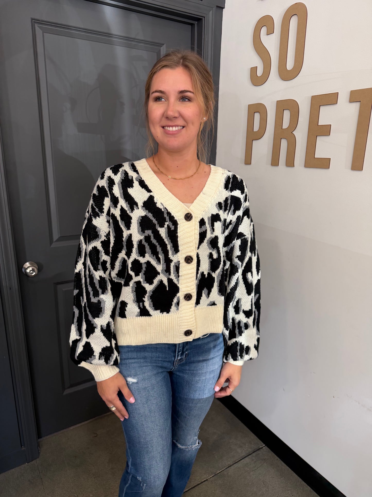 Leopard Cardigan