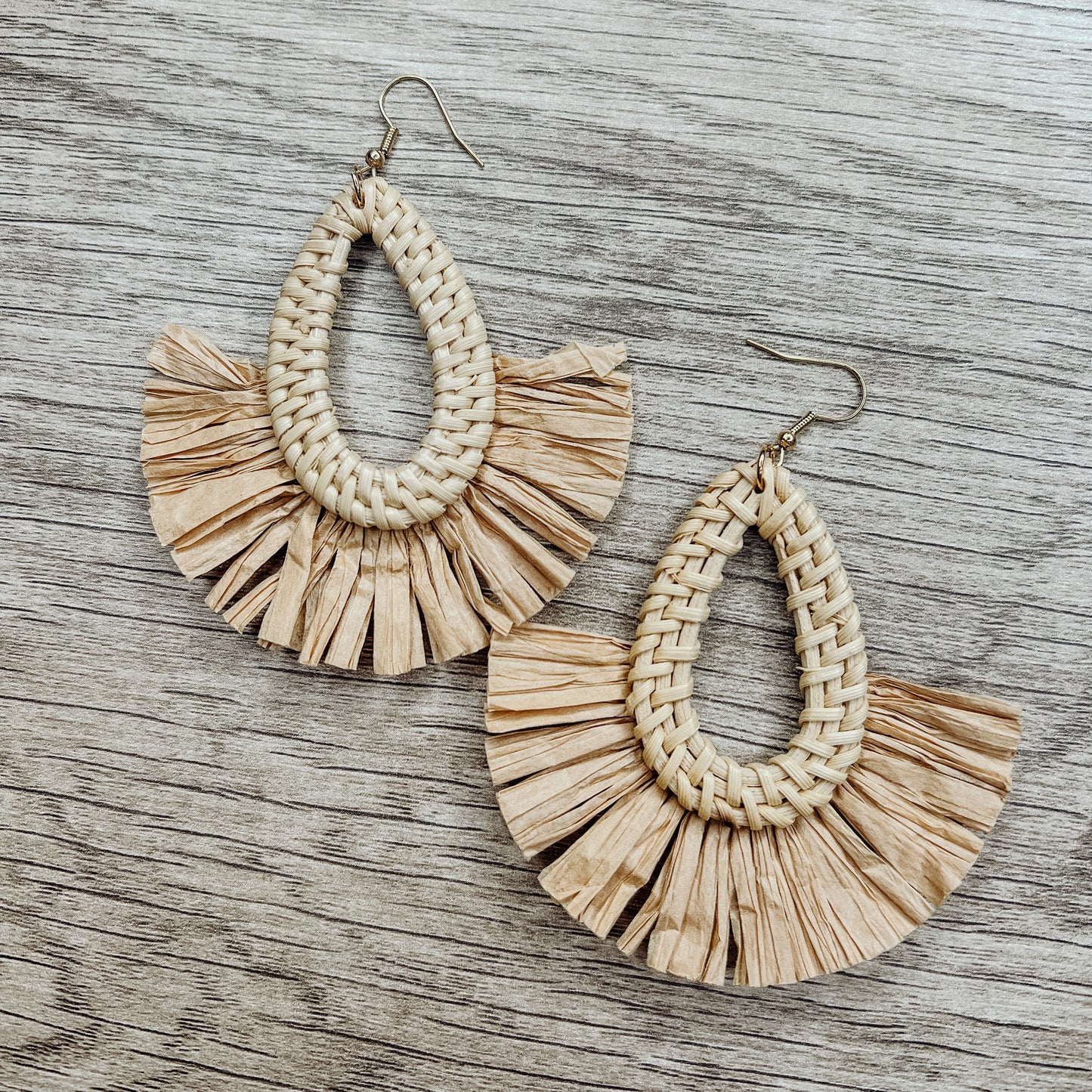 Rattan Earrings