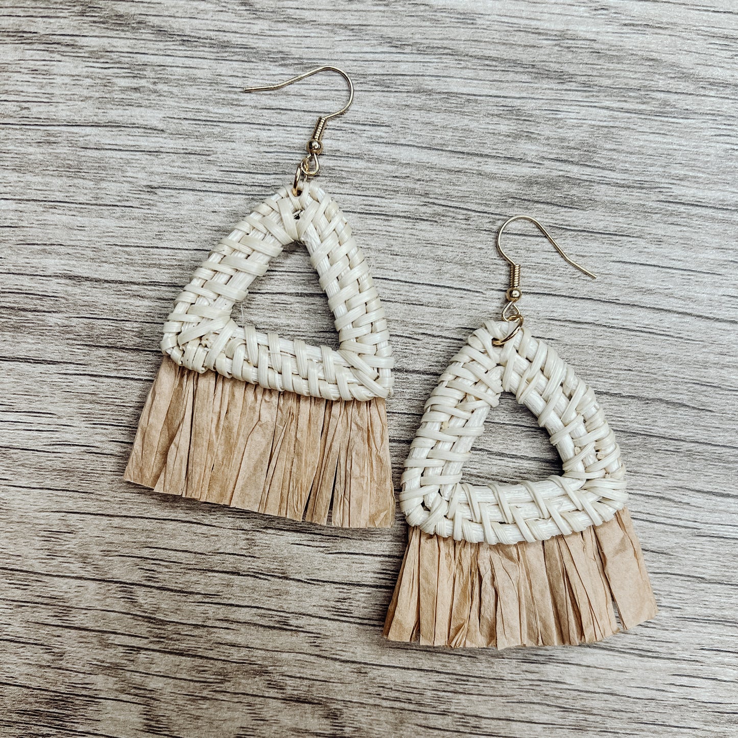 Rattan Earrings